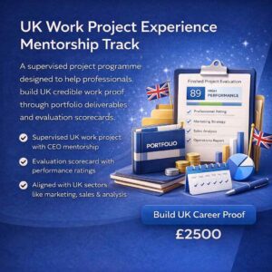 UK Work Project Experience Mentorship Track
