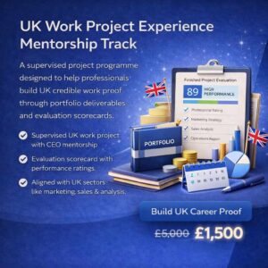 UK Work Project Experience Mentorship Track